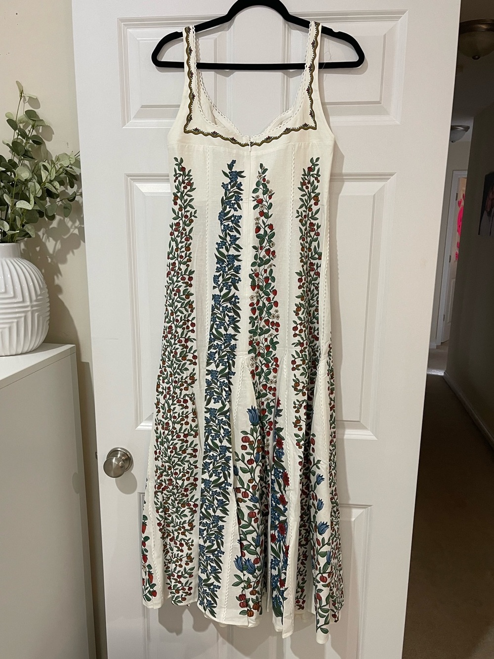 Farm Rio Fruit Beauty Off-White Maxi Dress - NWT! - Picture 13 of 14